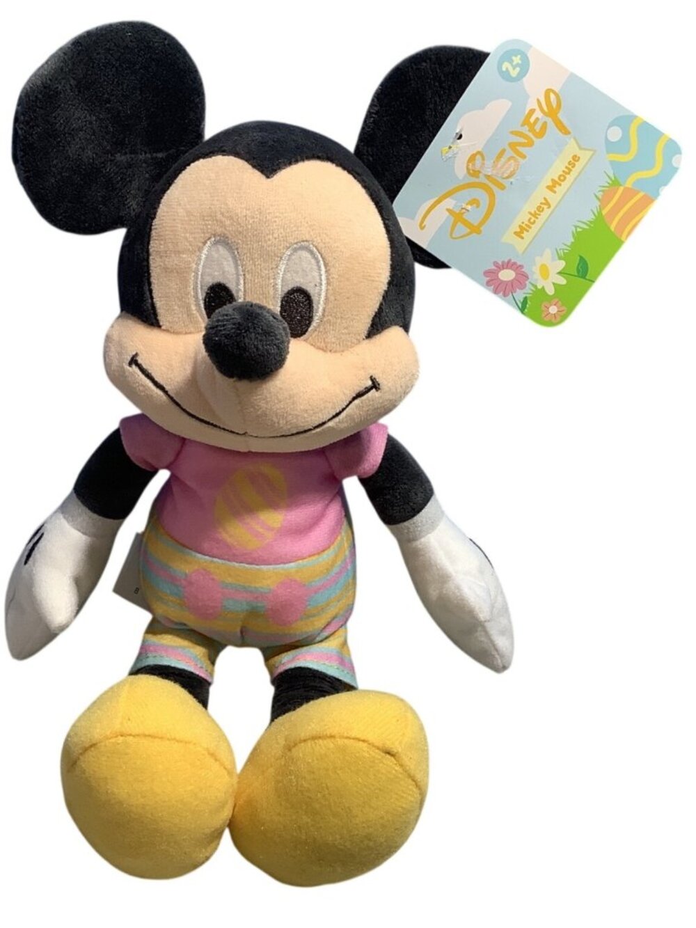 Disney Mickey Mouse Plush Toy 11" Easter Outfit Pastel Colors